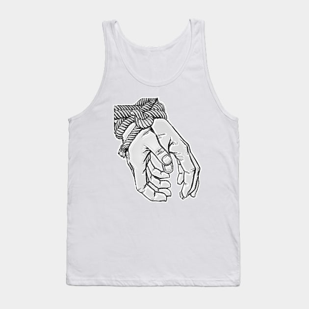 tied hands Tank Top by Marccelus